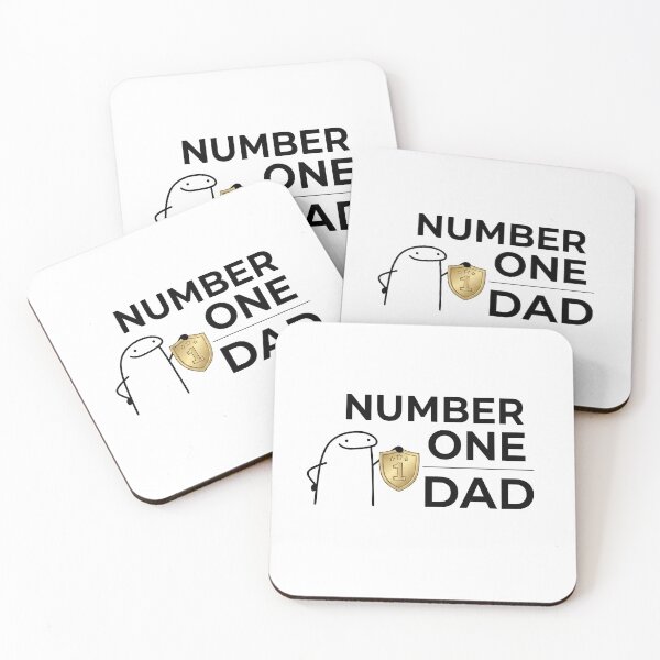 Item preview, Gold Shield Number One Dad Flork Meme Graphic designed and sold by drchzak.