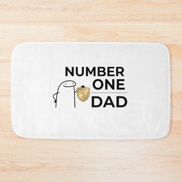 Item preview, Gold Shield Number One Dad Flork Meme Graphic designed and sold by drchzak.