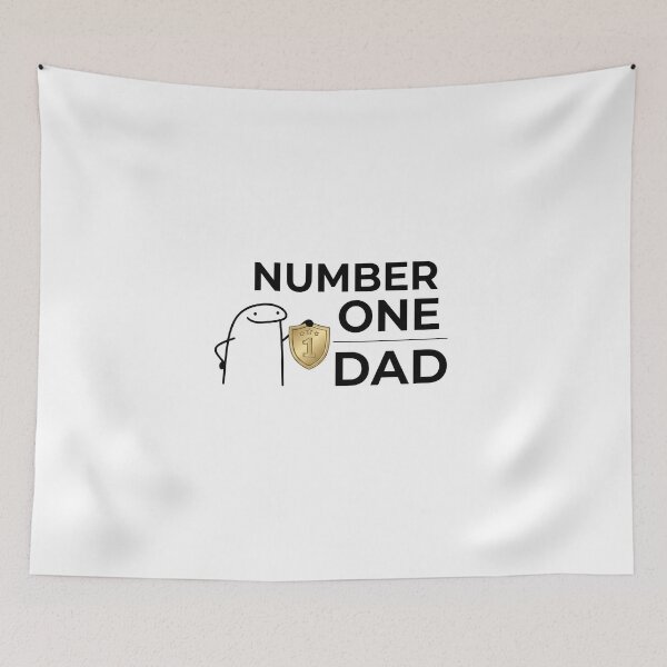 Item preview, Gold Shield Number One Dad Flork Meme Graphic designed and sold by drchzak.