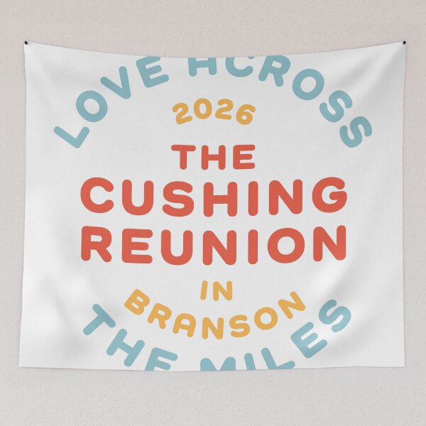 Item preview, Cushing Reunion Circle LockUp designed and sold by lightshipdesign.