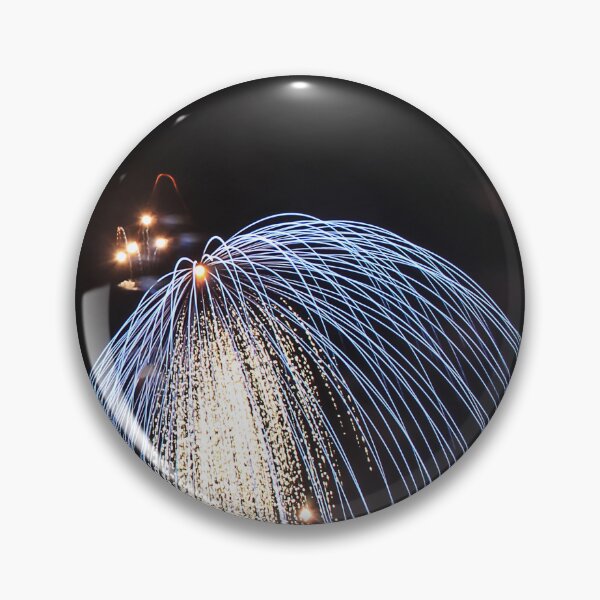 Item preview, Fireworks Burst Over Dark Sky, Long Exposure Celebration Night Display designed and sold by Nmallia.