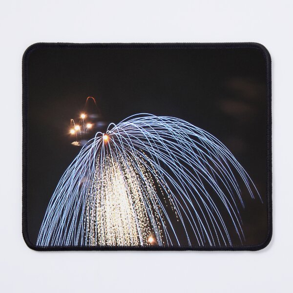 Item preview, Fireworks Burst Over Dark Sky, Long Exposure Celebration Night Display designed and sold by Nmallia.