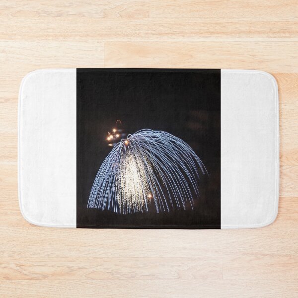 Item preview, Fireworks Burst Over Dark Sky, Long Exposure Celebration Night Display designed and sold by Nmallia.
