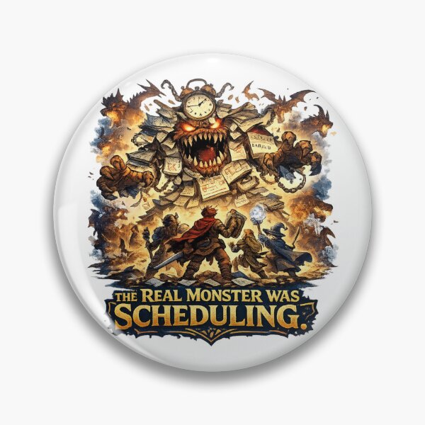 Item preview, The Real Monster Was Scheduling designed and sold by ESSClothing.