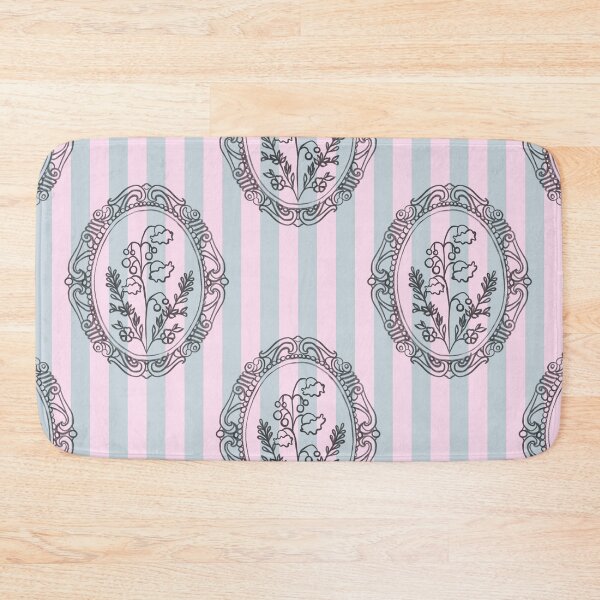 Item preview, My Gothic Romance – Victorian Cameo Bow Pattern in Pink Black and Crimson designed and sold by VirtuallyCreativ .