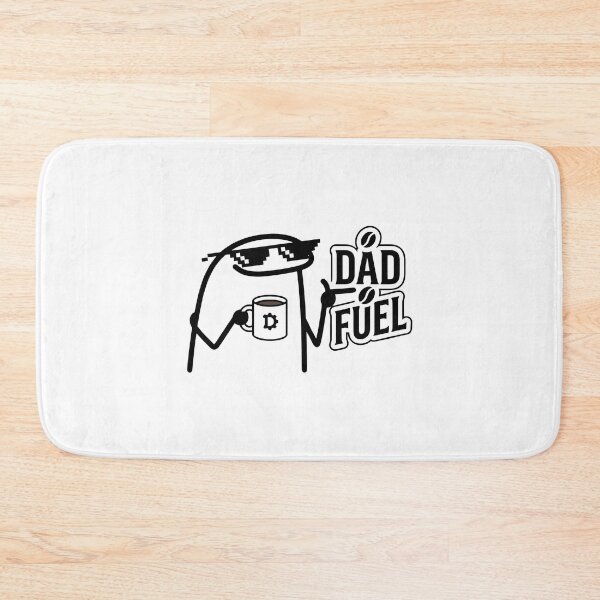 Item preview, Funny Dad Fuel Coffee Flork Meme Pixel Glasses designed and sold by drchzak.
