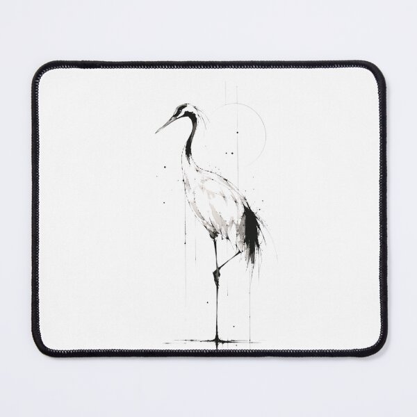 Item preview, Moonlit Crane - Spirit of Serenity designed and sold by filou designs.
