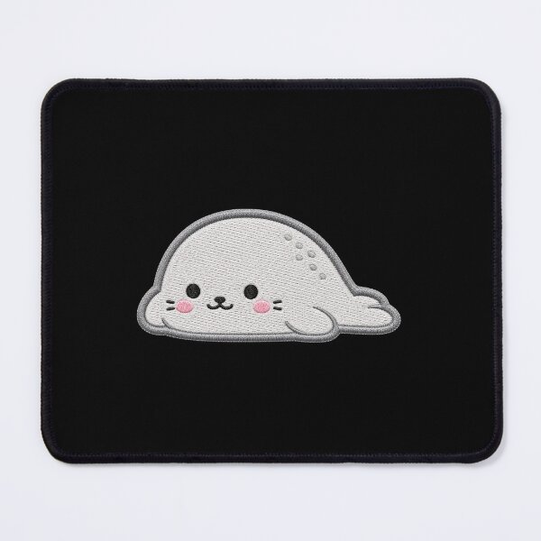 Item preview, Cute Seal Blob Embroidery Patch designed and sold by ColorSplash123.