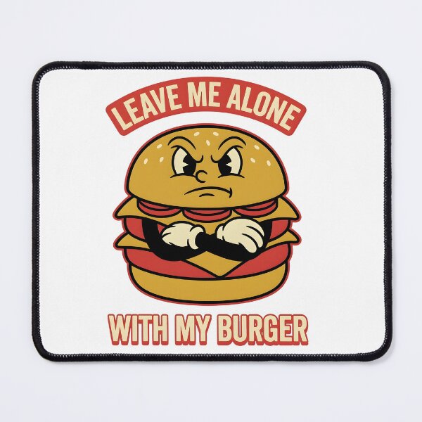 Item preview, Vintage 1930s Grumpy Burger Mascot Introvert Art designed and sold by EKHOAISTORE.