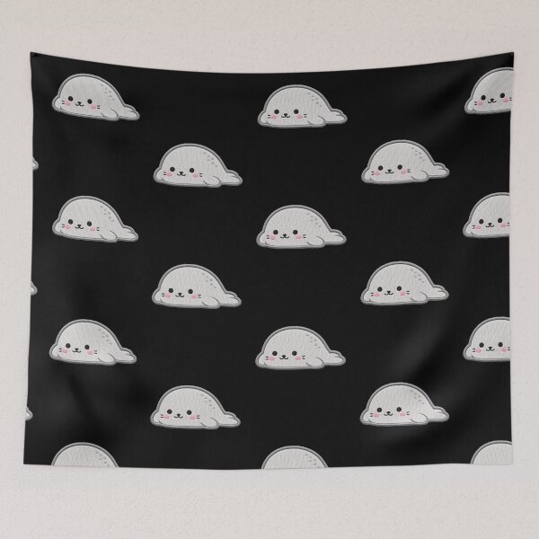 Item preview, Cute Seal Blob Embroidery Patch designed and sold by ColorSplash123.