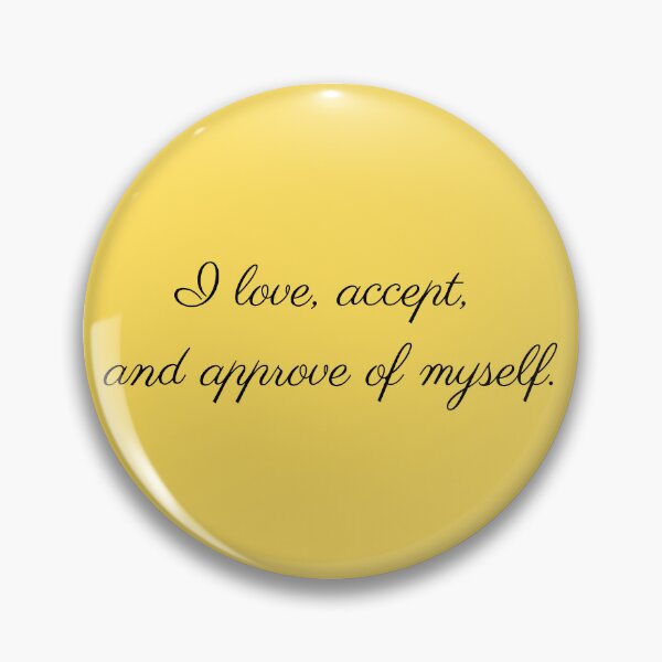 Item preview, Radical Self-Acceptance – Modern Typographic Affirmation designed and sold by PacketLossCo.