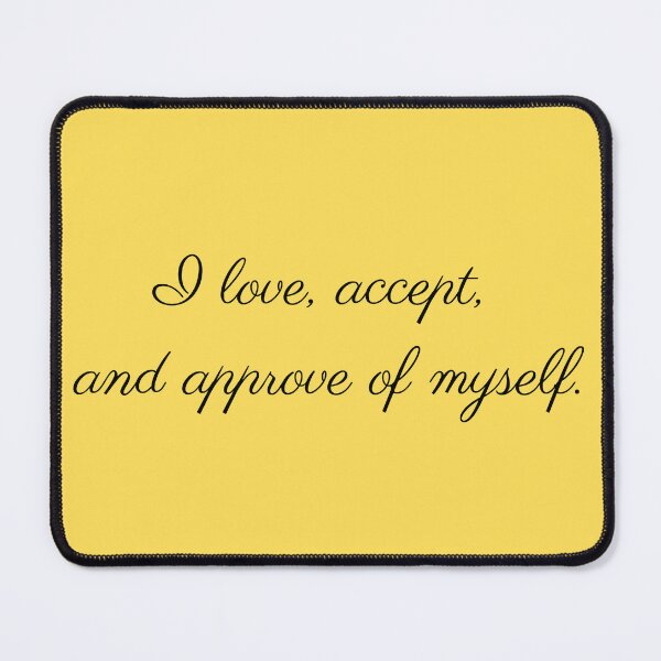 Item preview, Radical Self-Acceptance – Modern Typographic Affirmation designed and sold by PacketLossCo.
