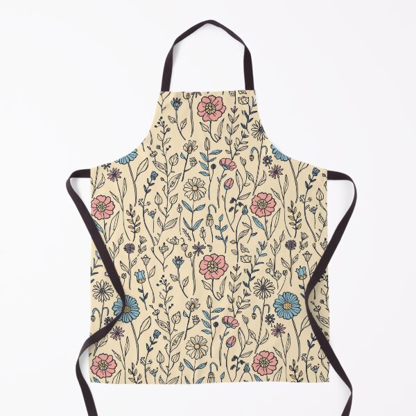 Item preview, Pastel Botanical Wildflower Meadow Vintage Pattern designed and sold by NuvoraNest.
