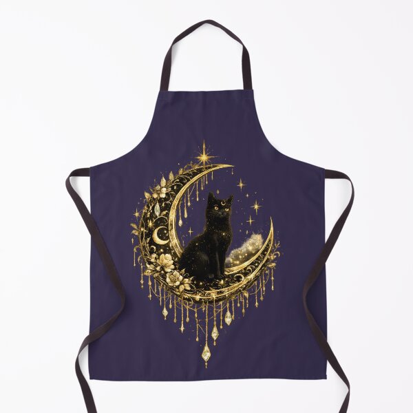 Item preview, Moon Priestess Black Cat Familiar designed and sold by Lizavelle.