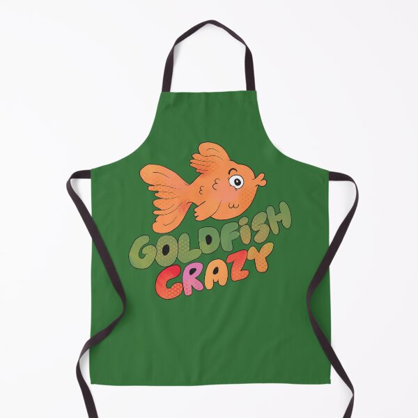 Item preview, Goldfish Crazy (Green) designed and sold by yellowflowerhut.