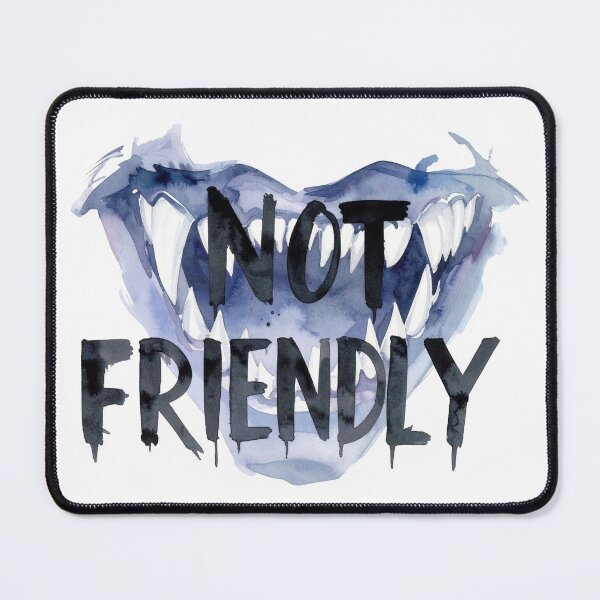 Item preview, Not friendly, beware, it bites! designed and sold by LiskoDesign.
