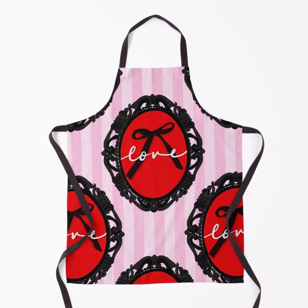 Item preview, My Gothic Romance – Victorian Cameo Bow Pattern in Pink Black and Crimson designed and sold by VirtuallyCreativ .
