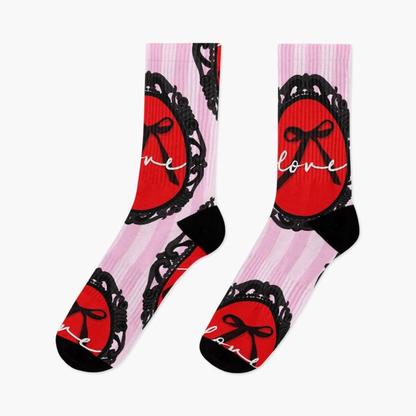 Item preview, My Gothic Romance – Victorian Cameo Bow Pattern in Pink Black and Crimson designed and sold by VirtuallyCreativ .
