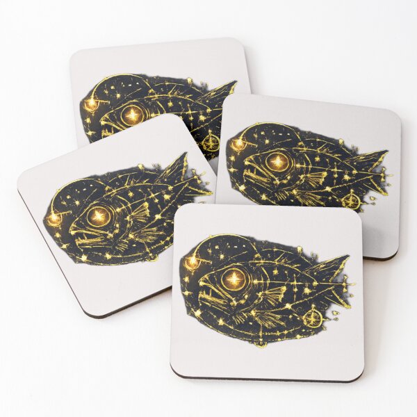 Item preview, Lanternfish and deep ocean ecosystems designed and sold by DamioPolArt.
