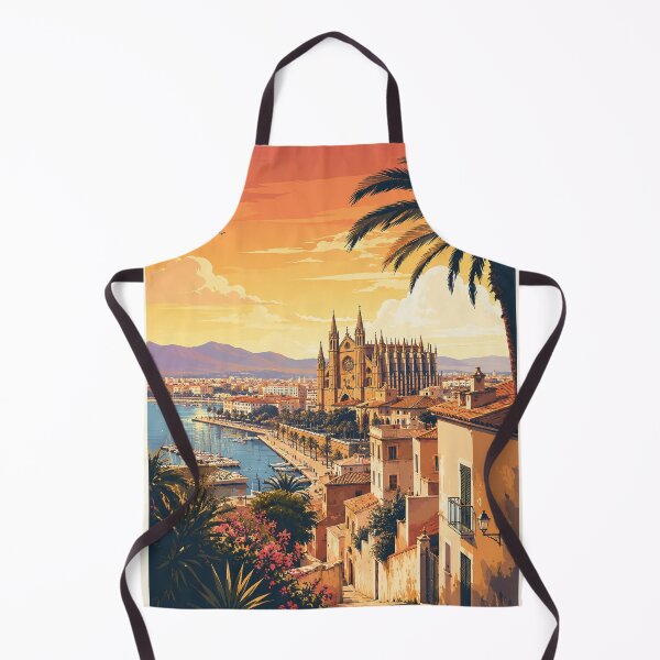 Item preview, Palma de Mallorca Vintage Travel Poster – Mediterranean Spain Wall Art designed and sold by pod24.