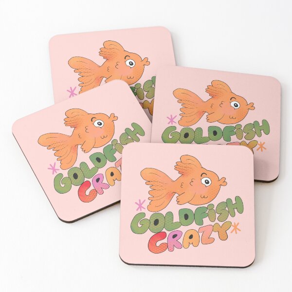 Item preview, Goldfish Crazy (Pink) designed and sold by yellowflowerhut.