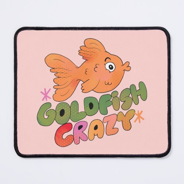 Item preview, Goldfish Crazy (Pink) designed and sold by yellowflowerhut.