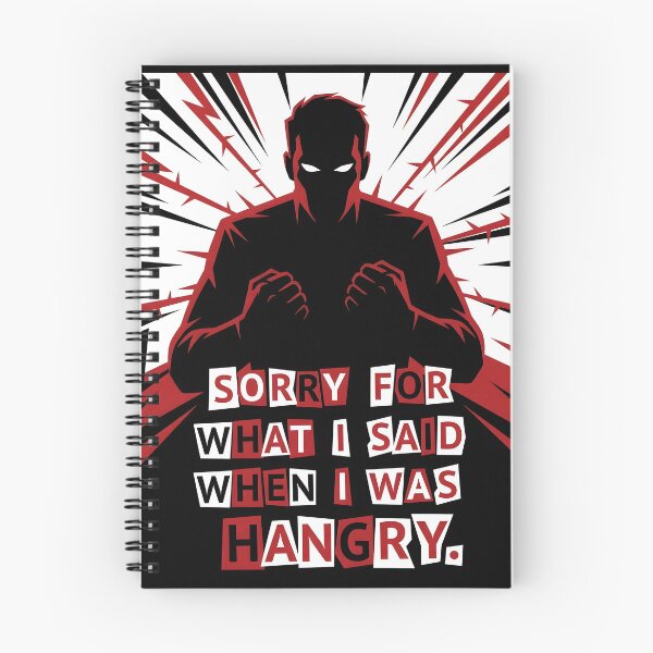 Item preview, Funny Hangry Apology Dark Thriller Graphic Art designed and sold by EKHOAISTORE.