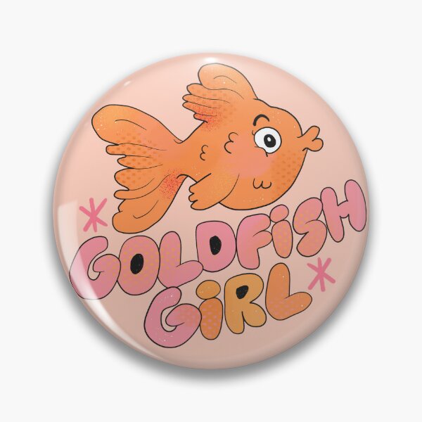 Item preview, Goldfish Girl (Peach) designed and sold by yellowflowerhut.
