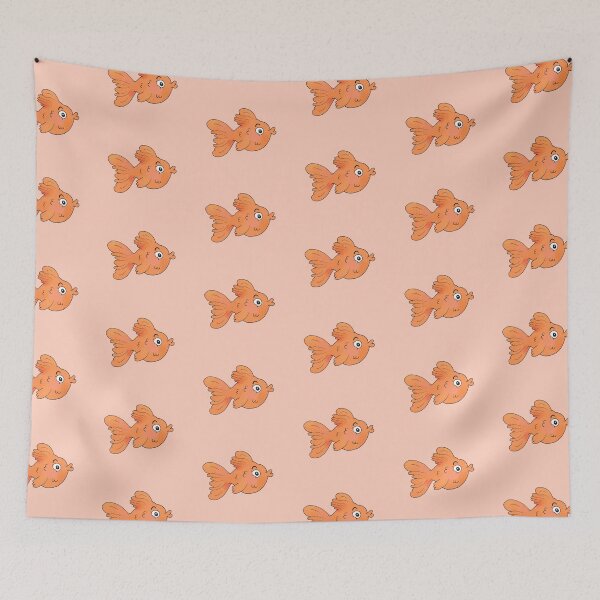 Item preview, Goldfish Girl (Peach) designed and sold by yellowflowerhut.