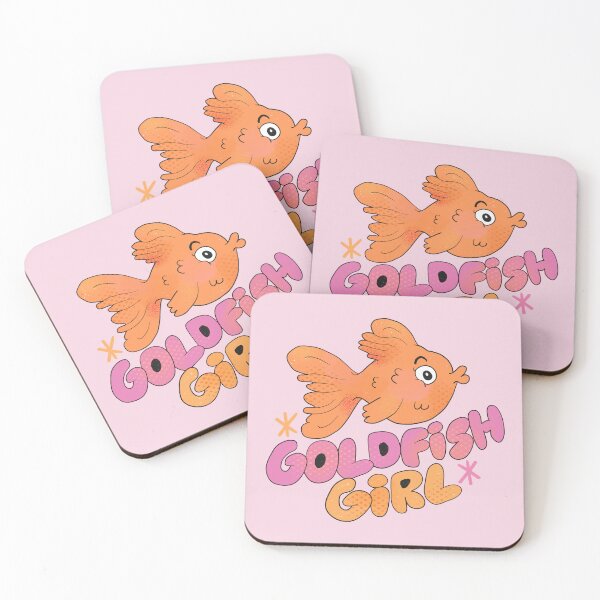 Item preview, Goldfish Girl (Purple) designed and sold by yellowflowerhut.