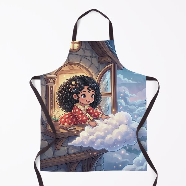 Item preview, Magical Girl Touching Floating Cloud designed and sold by Azurart2.