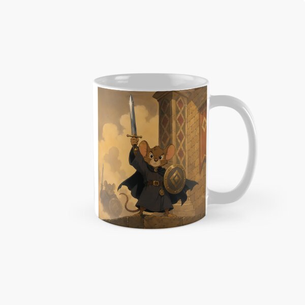 Item preview, Mouse Knight Rising – Fantasy Warrior Mouse Medieval Art designed and sold by  Hollow Moon Studios..