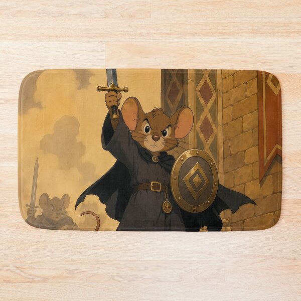 Item preview, Mouse Knight Rising – Fantasy Warrior Mouse Medieval Art designed and sold by  Hollow Moon Studios..