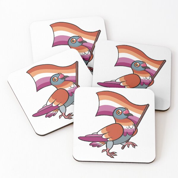 Item preview, Lesbian pigeon pride designed and sold by LeifrogDesigns.