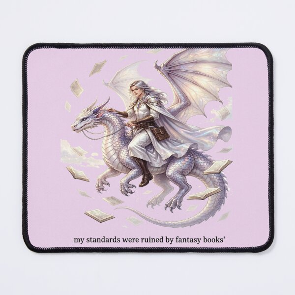 Item preview, My Standards Were Ruined By Fantasy Books | Dragon Fantasy Reader Design designed and sold by BookedAndDesign.