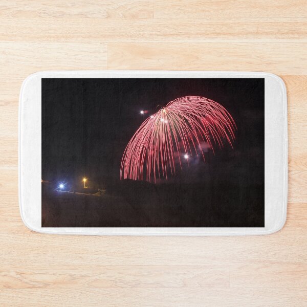 Item preview, Fireworks Burst Over Dark Sky, Long Exposure Celebration Night Display designed and sold by Nmallia.