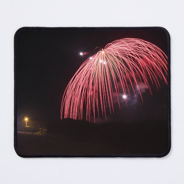 Item preview, Fireworks Burst Over Dark Sky, Long Exposure Celebration Night Display designed and sold by Nmallia.