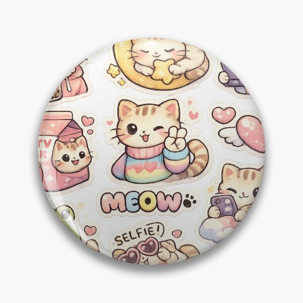 Item preview,  Transparent Background Digital Download ghibli cat stickers designed and sold by BloomoraHouse.
