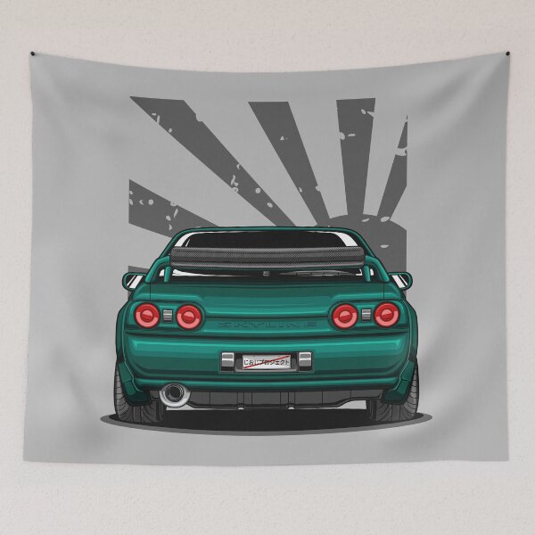 Item preview, Monster Skyline GT-R R32 (Green Emerald) designed and sold by JioojiProject.