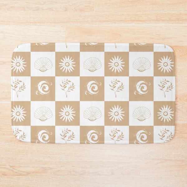 Item preview, Painted Patches - Coastal Delight - beige designed and sold by Stephanie Fiona Design.