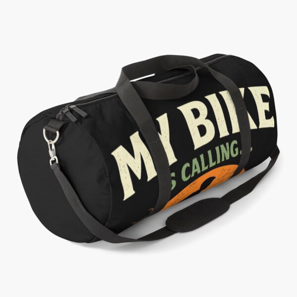 Item preview, My Bike Is Calling - Mountain Biking Adventure Retro Trail Rider designed and sold by SidTastic .
