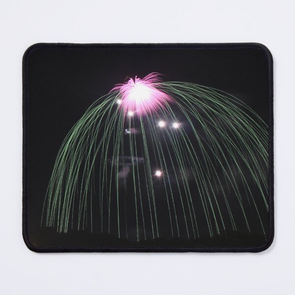 Item preview, Fireworks Burst Over Dark Sky, Long Exposure Celebration Night Display designed and sold by Nmallia.