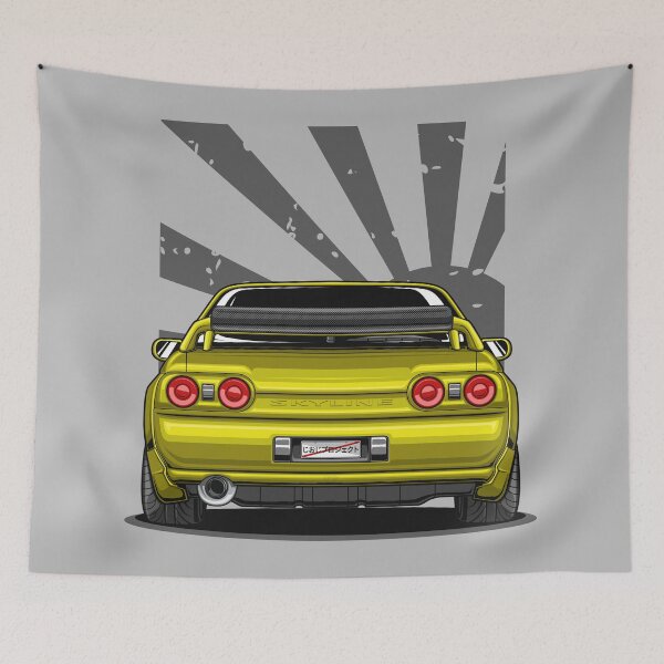 Item preview, Monster Skyline GT-R R32 (Yellow Glossy) designed and sold by JioojiProject.