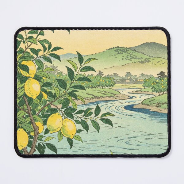 Item preview, Lemon River Summer Trees designed and sold by synthoso.