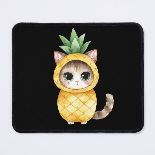 Item preview, Cute little pineapple cat in kawaii style designed and sold by uunaa.