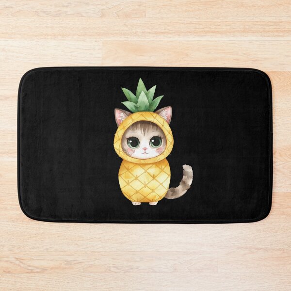 Item preview, Cute little pineapple cat in kawaii style designed and sold by uunaa.