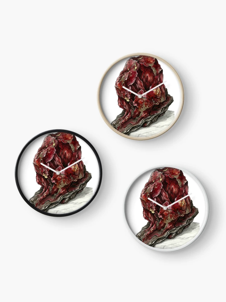 Thumbnail 3 of 4, Clock, Ruby designed and sold by Chaoscience.