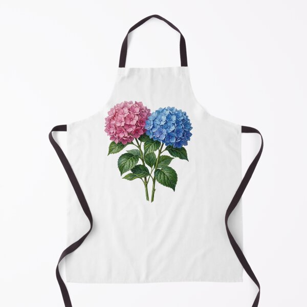 Item preview, Pink and Blue Hydrangea Botanica Watercolor Painting designed and sold by SOUFIANE1991.