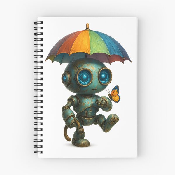 Item preview, Friendly Robot – Cute Umbrella Robot Design designed and sold by Yomere.