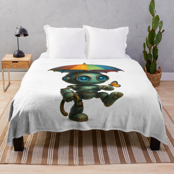 Item preview, Friendly Robot – Cute Umbrella Robot Design designed and sold by Yomere.